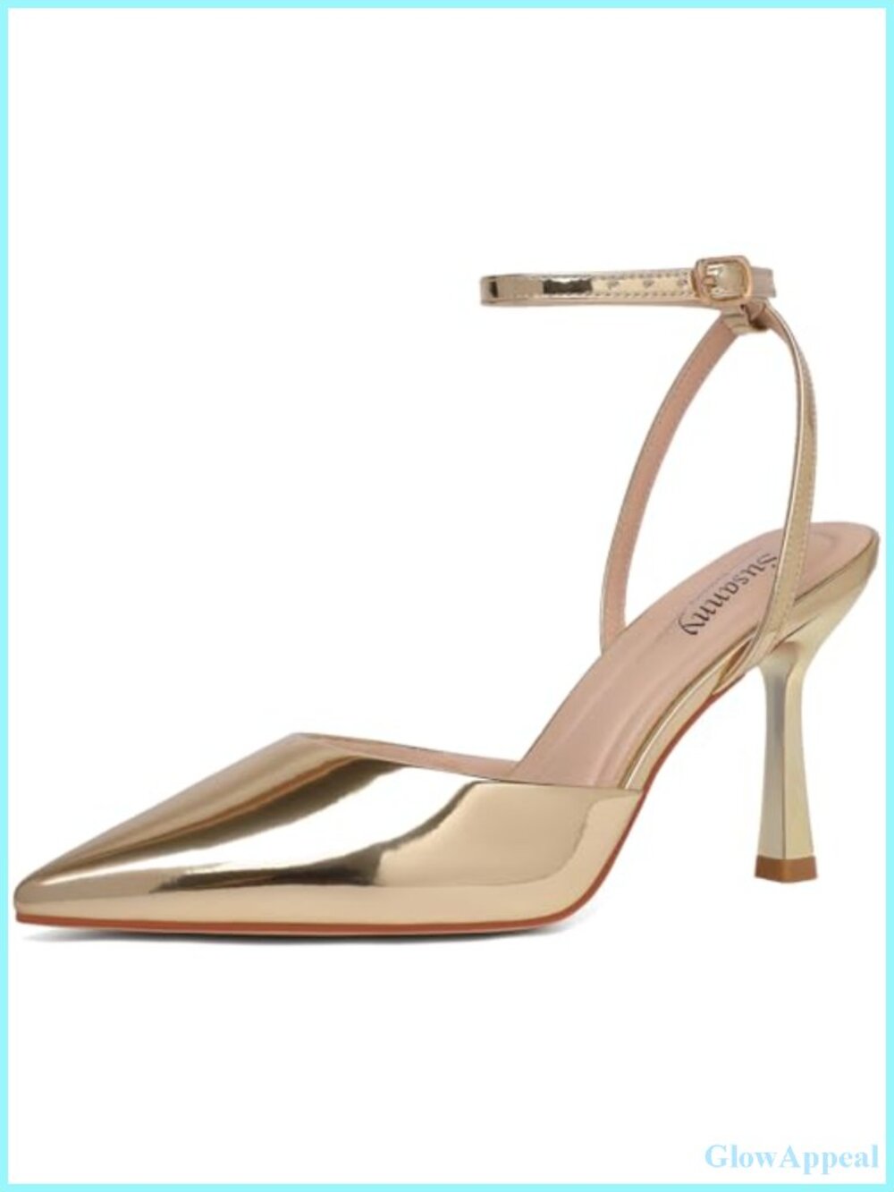 Women's Pointed Toe Strappy Stiletto Pump Dressy Shoes